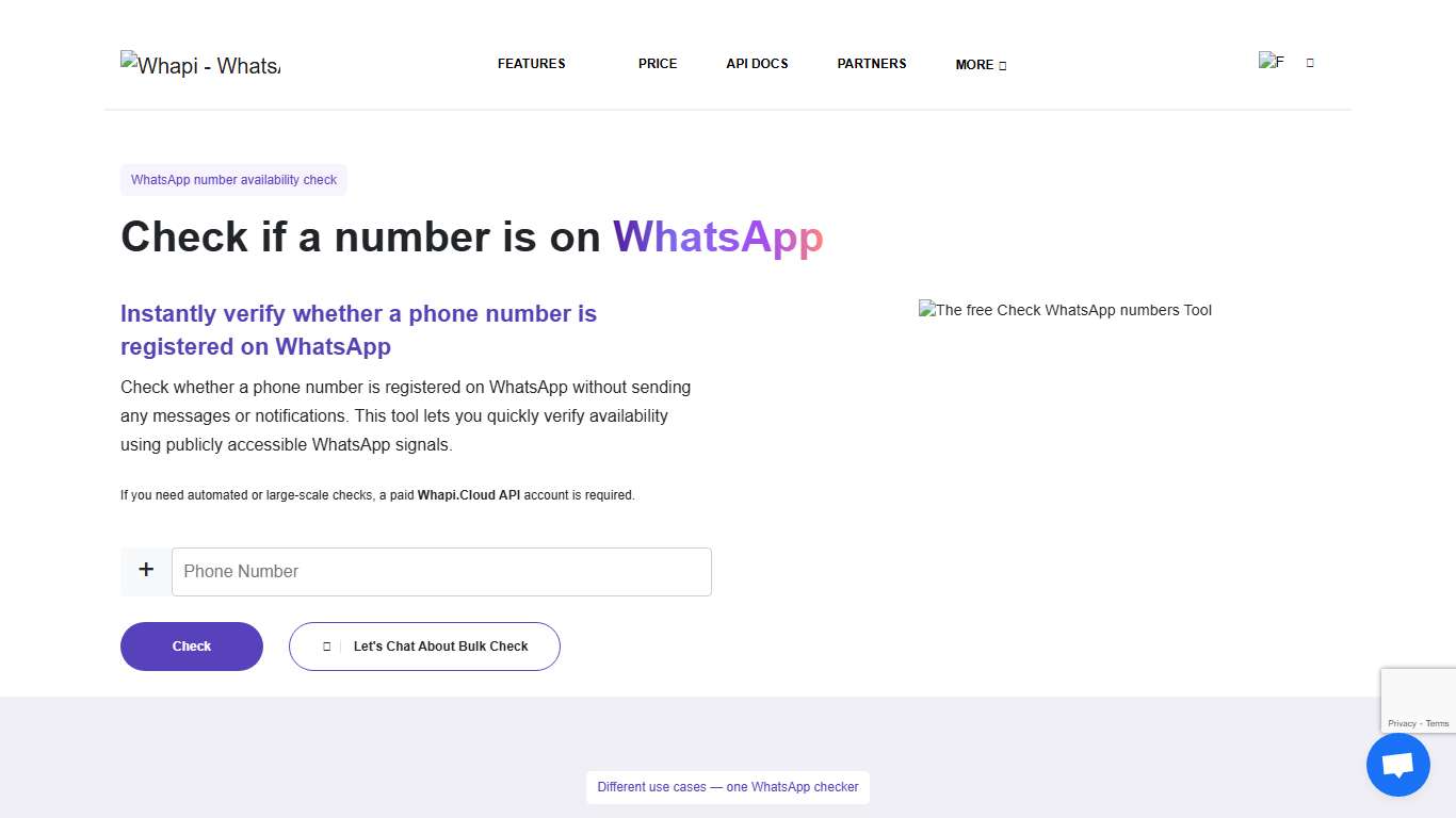 Check WhatsApp numbers Tool: API & No-Code