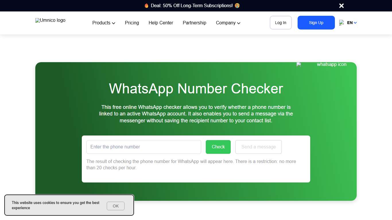 Check WhatsApp Number Online | WhatsApp Checker