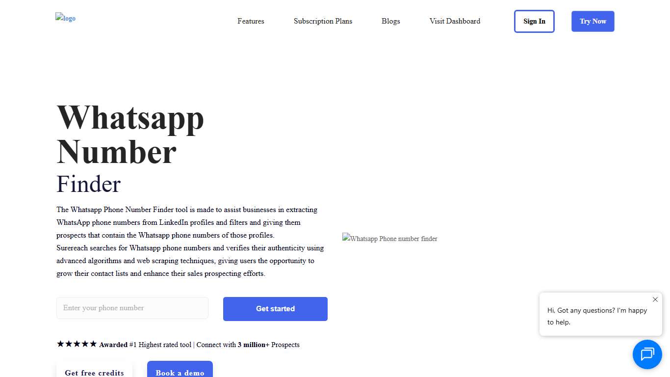 Whatsapp Phone Number Finder - Surereach